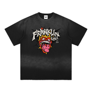 HELLFIRE MOUTH FRAYED TEE thumbnail